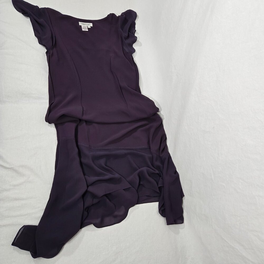 Vintage COLDWATER CREEK Y2K Whimsigoth Fairy WINE Embellished Maxi Dress Size 10 - Picture 13 of 17